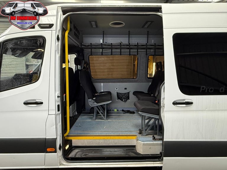 2019 Mercedes-Benz Sprinter 516CDI 19 Reg 9 Seater Crew Minibus 79K Miles + VAT  Diesel Manual