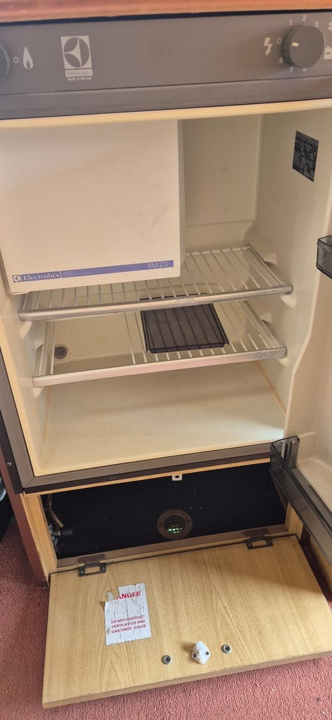 ELECTROLUX RM212F 3way fridge freezer for camper caravan motorhome boat.