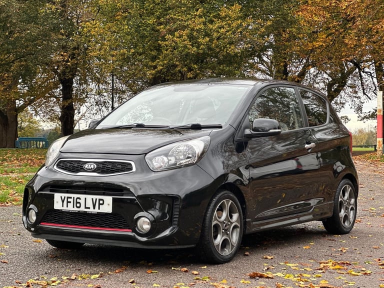 image for 2016 Kia Picanto Chilli 1.3 EcoDynamics Top Spec | Only 38,000 Low Miles Manual Black £20 Road tax