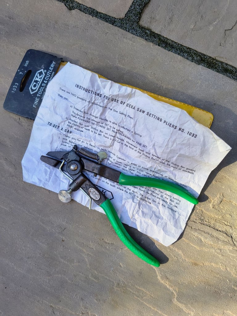 CEKA saw setting pliers 