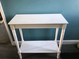 White wooden hall Table 