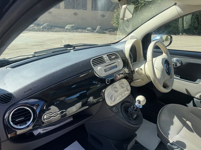 FIAT 500 LOUNGE 1.25*IDEAL FIRST CAR*APRIL 2026 MOT*CHEAP ROAD TAX*PAN ROOF*