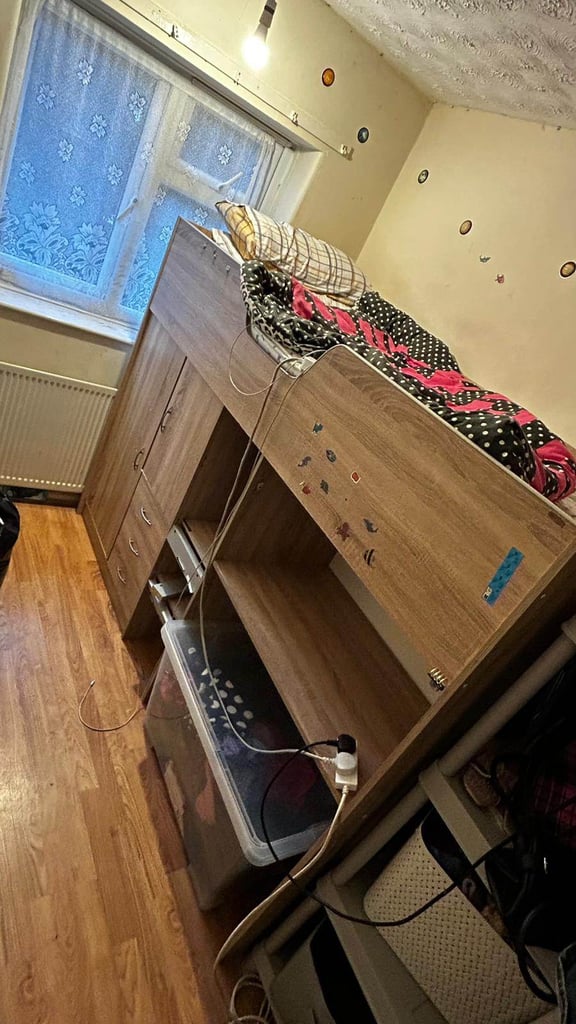 image for 🔹️FREE🔹️High sleeper bed with storage 