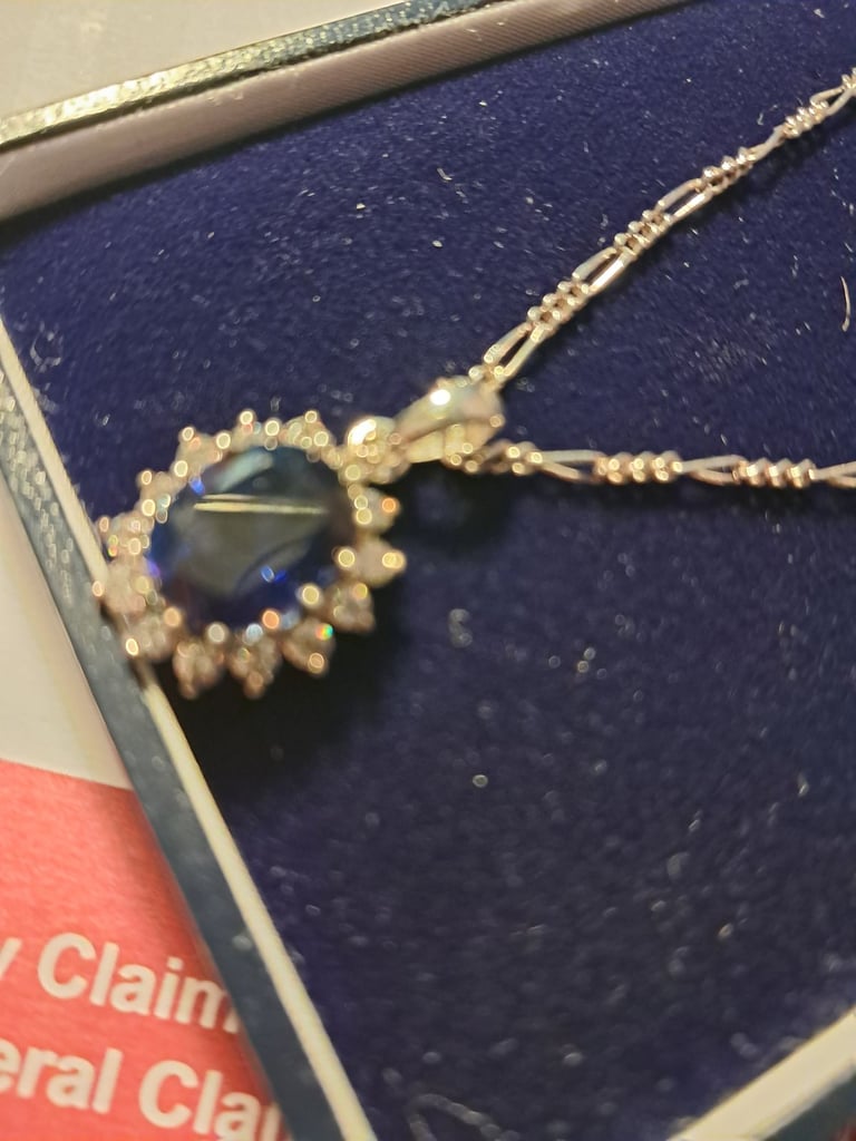 Sterling silver necklace. 