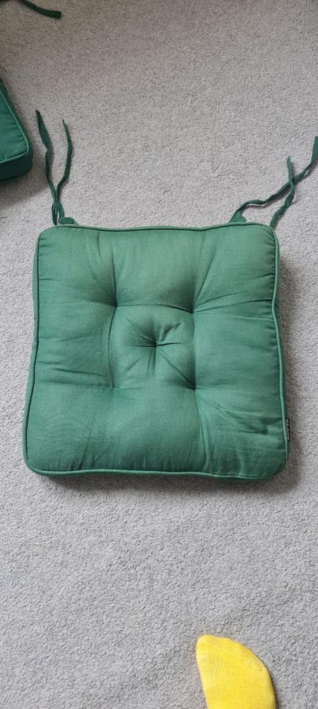 image for Habitat Sage Green seat cushions x 6