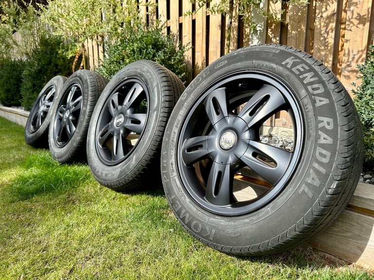 MINI COOPER ALLOY WHEELS 175/65/15 refurbished black