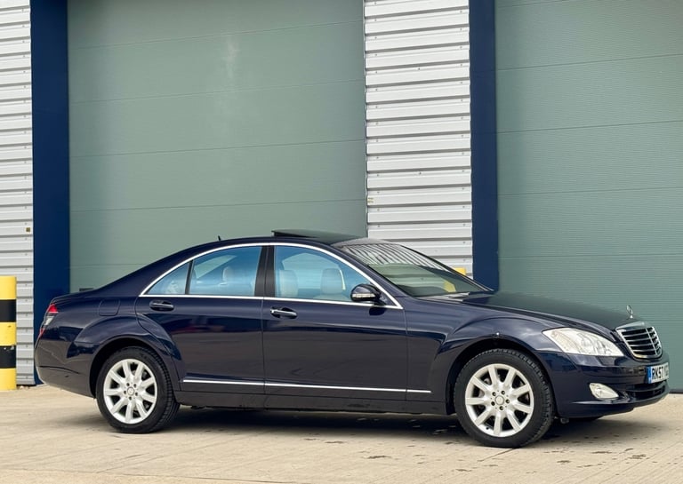 MERCEDES-BENZ S500 5.5 V8 PETROL AUTO 5DR SALOON 2007 [57] BLUE