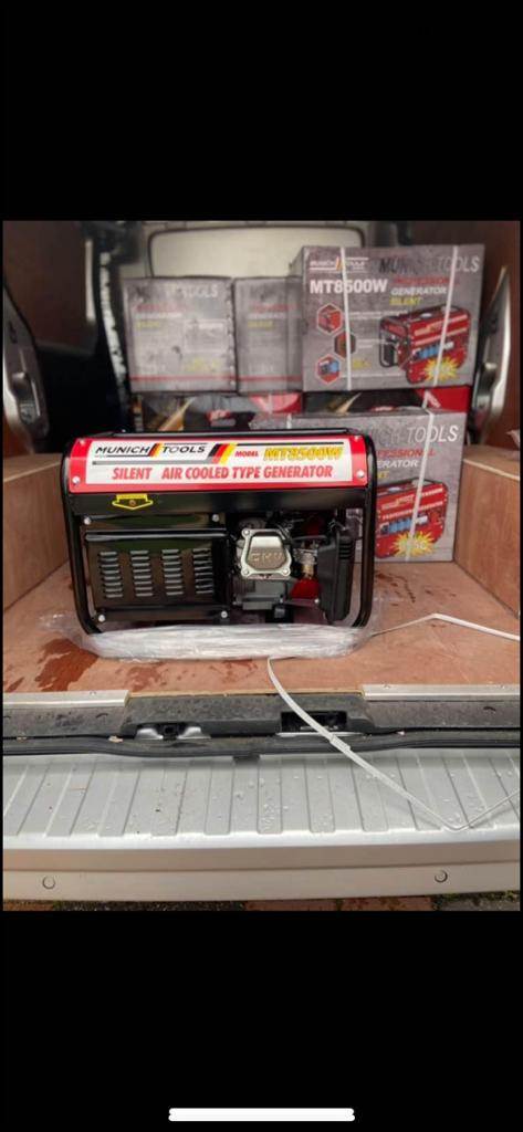 German ML8500 Silent Petrol Generator 8.5 KVA, with 6.5 HP available for sale