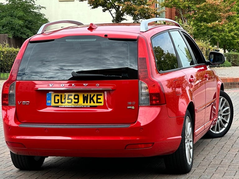 2009 Volvo V50 1.6D DRIVe SE Lux Euro 4 (s/s) 5dr ESTATE Diesel Manual