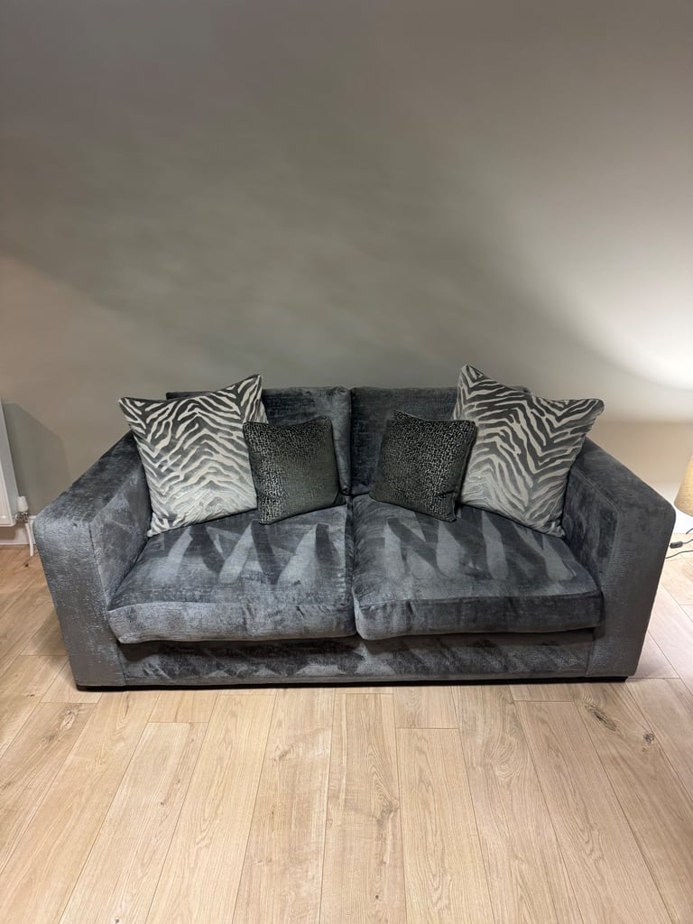 image for Two sofas and foot stool 