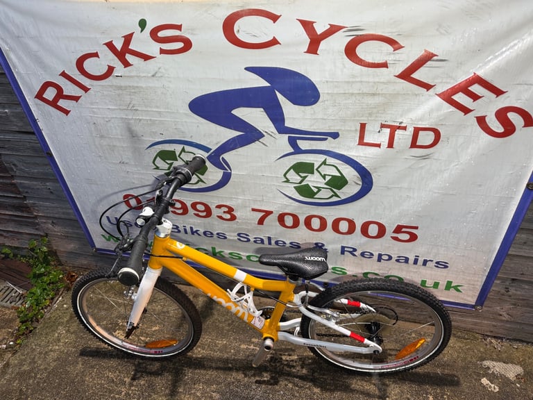 WOOM 4 20” Wheel Kids Bike. Yellow No1. Very light weight!! Only 6.6Kg!