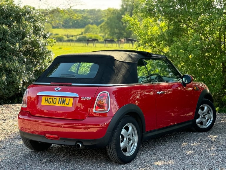 2010 MINI CONVERTIBLE 1.6 COOPER, WOW 51K MILES, HUSBAND AND WIFE OWNED FROM NEW