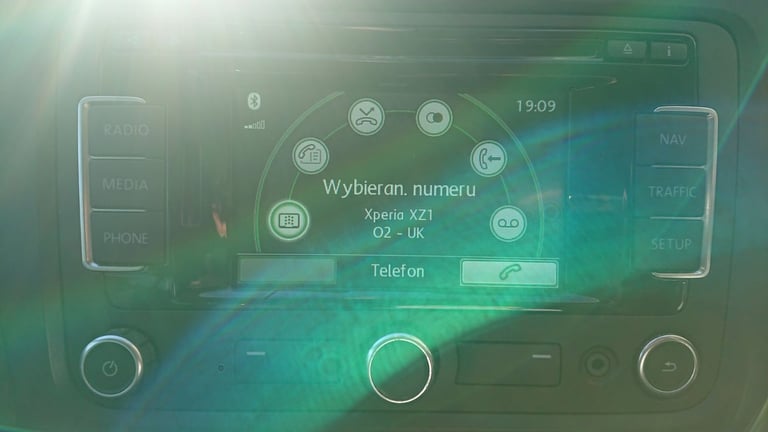 Duble din touch screen stereo rns 315 vag vw, skoda, seat 