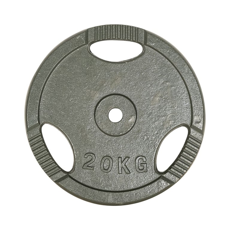 84KG Standard Bundle | 77.5kg 1" Tri Grip Cast Iron Weight Plates & 5ft Bar Set