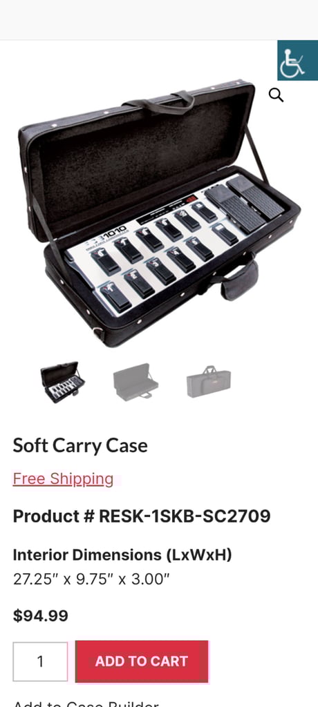Behringer FCB1010 Midi Foot controller pedal + case