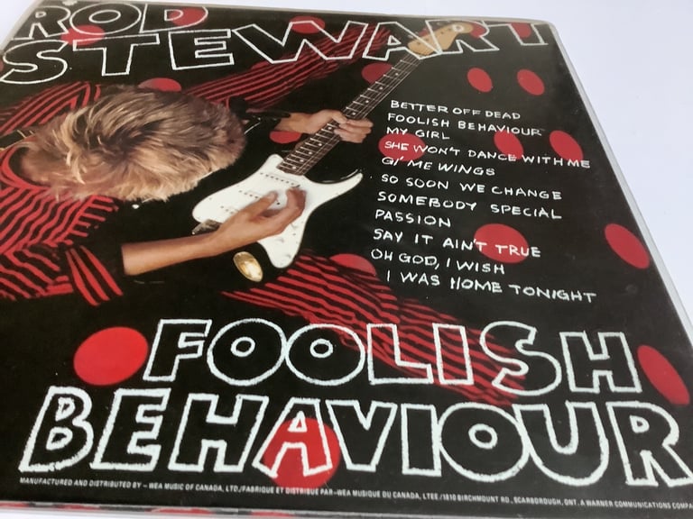 Vinyl Rod Stewart Foolish Behaviour 