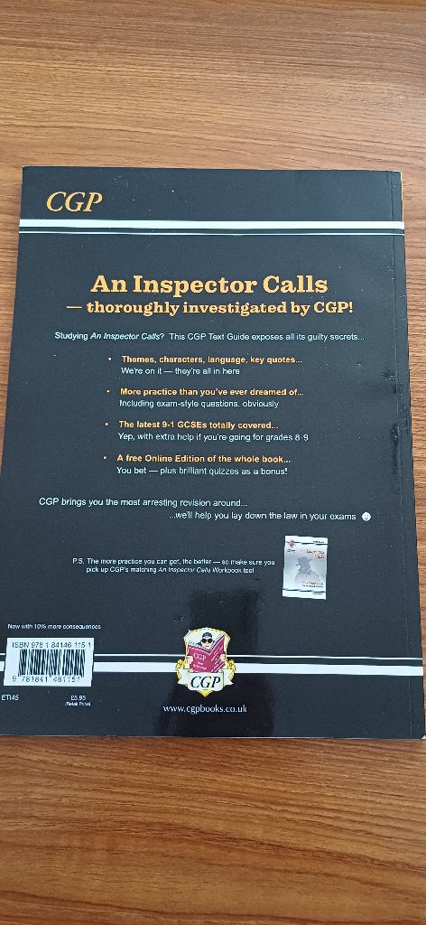 AN INSPECTOR CALLS gcse revision guide