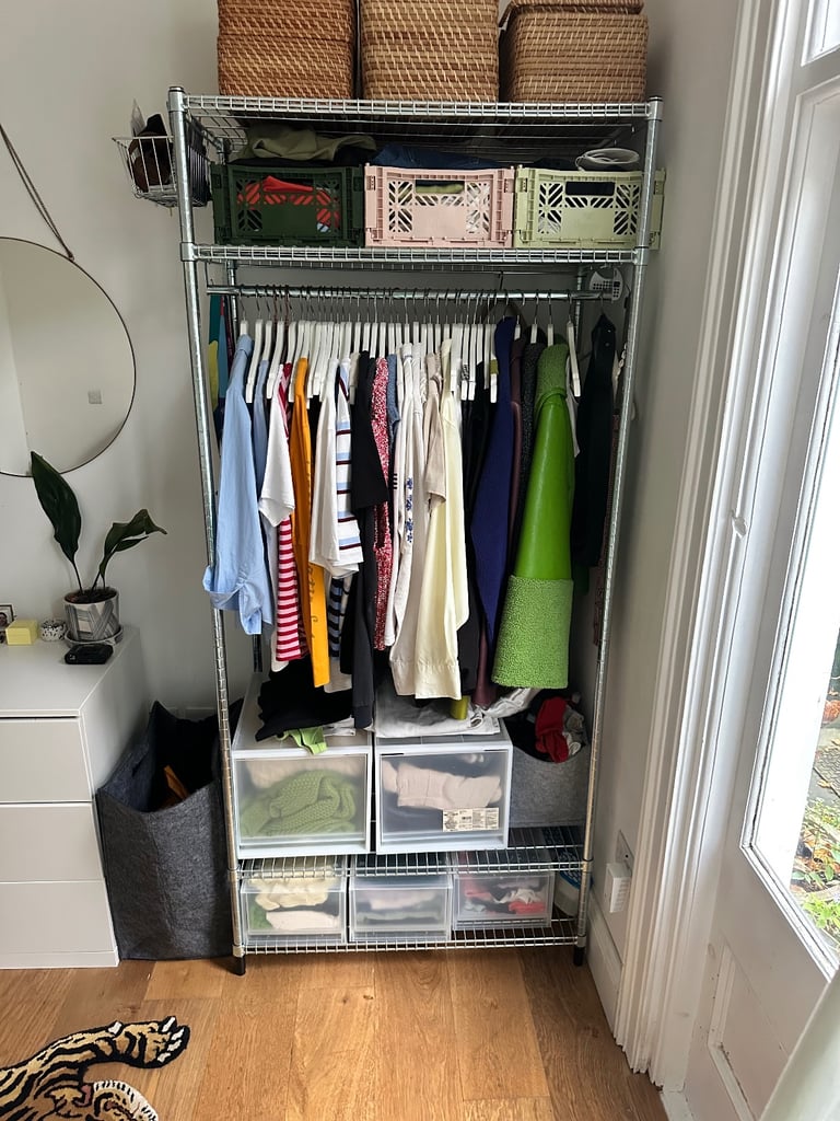 image for IKEA Omar shelving unit/wardrobe 