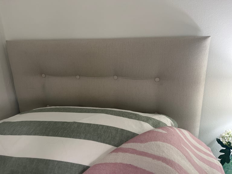 Dreams Single Headboard Silver