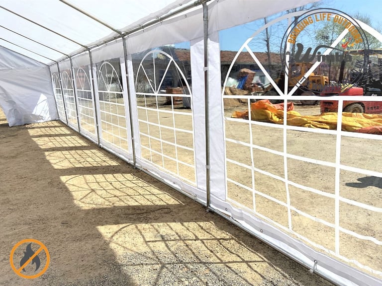 NEW Heavy-Duty 6x12m Marquee Party Tent Gazebo – FOR SALE 