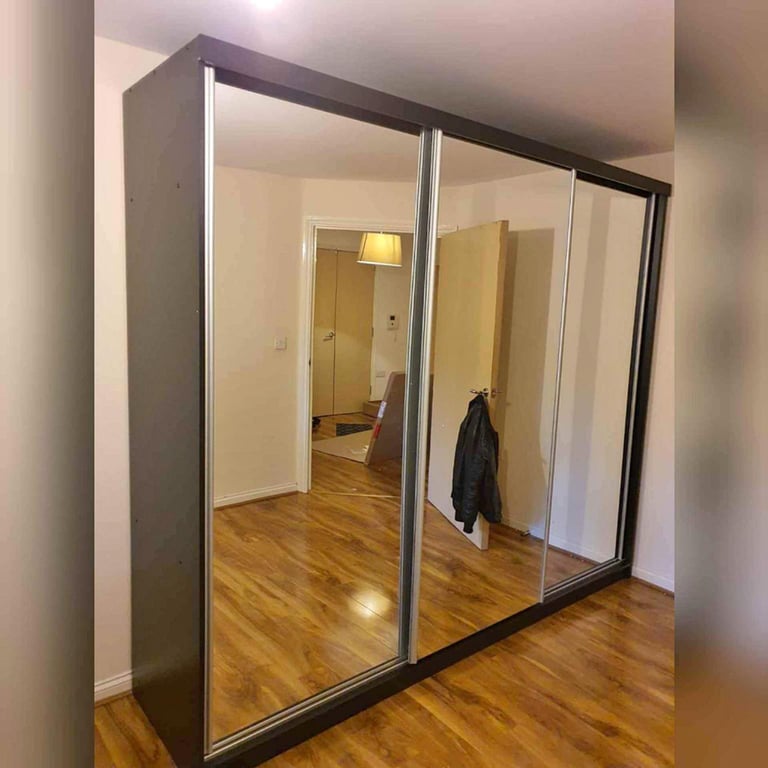 Chicago 2/3 Door Full Mirror Sliding Wardrobe / Order Now | in ...