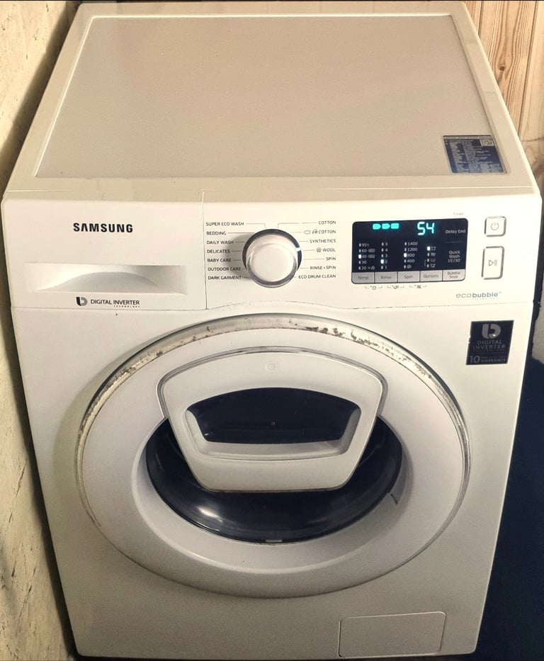 image for 8kg Samsung ecobubble add-wash washing machine