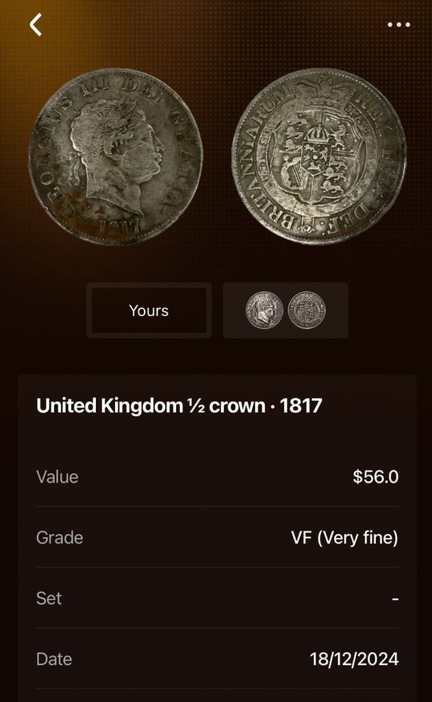 Half crown 1817