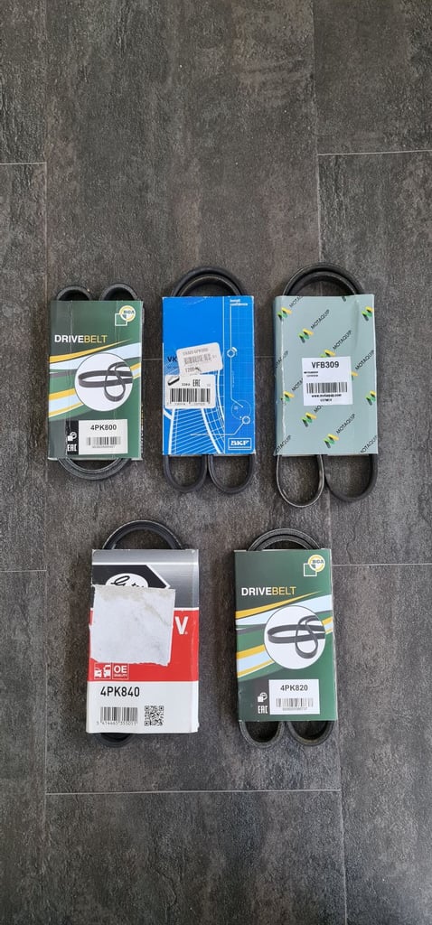DRIVE FAN BELTS 
