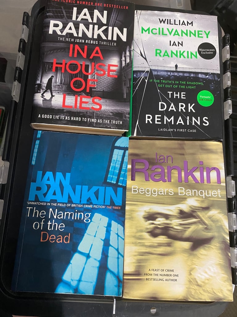 4x Ian Rankin book bundle 