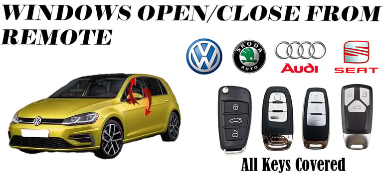 image for VW, Seat, Audi & Skoda Windows up from remote