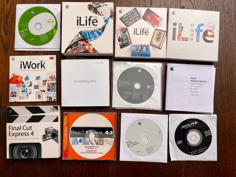 image for old Apple software