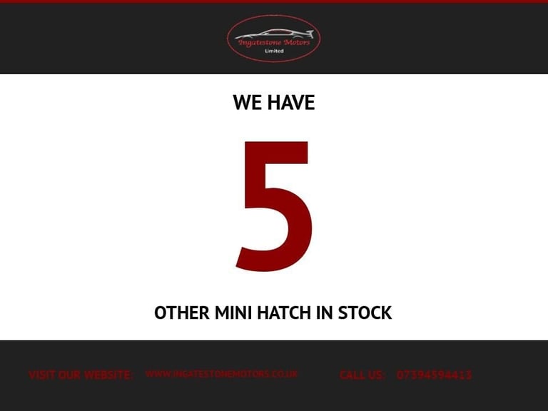 2014 MINI Hatch 2.0 Cooper S Hatchback 3dr Petrol Manual Euro 6 (s/s) (192 ps) Hatchback Petrol M...