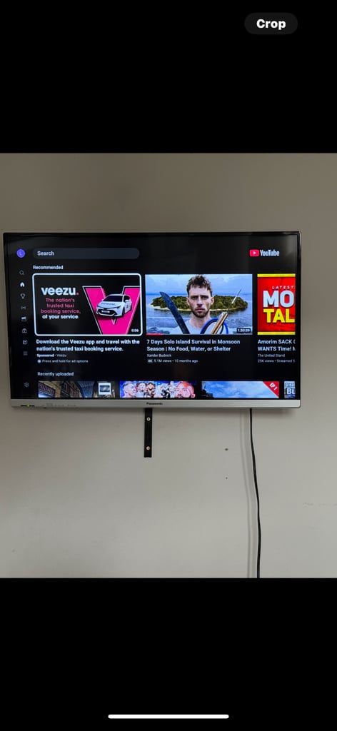 image for X2 televisions Sony television & Panasonic  television both comes with wall mounts