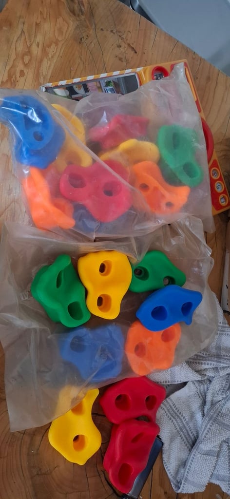 Climbing wall holds