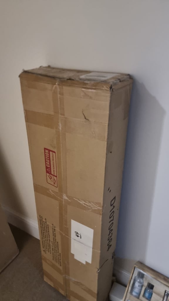 2-Piece Tv Stand / Black New [Still In Box]