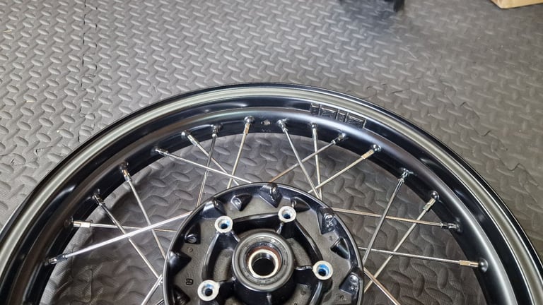 Genuine Triumph Bonneville T120 (Black) Front & Rear wheels