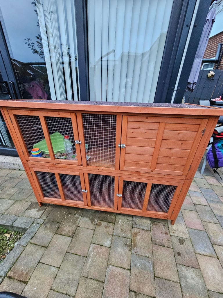 image for Two storey rabbit hutch