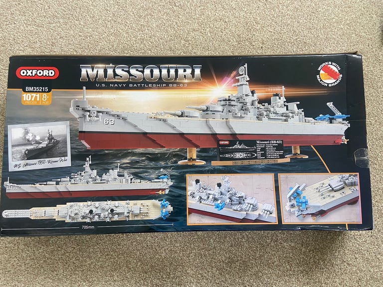 image for Oxford Missouri US Navy battleship - BM35215 Lego 