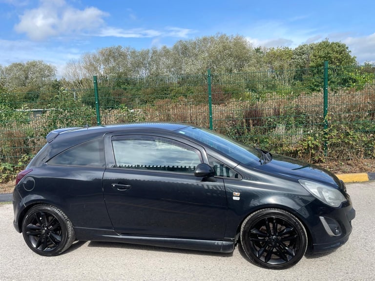 VAUXHALL CORSA 1.4 TURBO BLACK EDITION 62 REG SERVICE HISTORY 12 MONTHS MOT LOW INSURANCE 
