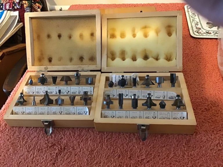 Router Bits, 1/4 inch shaft , Boxed