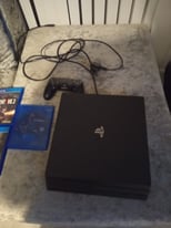 PS4 pro playstation 4 with games