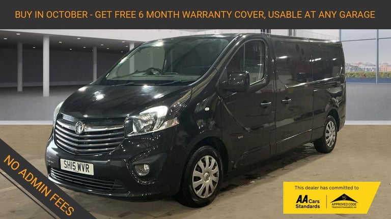 2015 Vauxhall Vivaro 1.6 CDTi 2900 BiTurbo ecoFLEX Sportive Panel Van 5dr Diesel Manual L2 H1 Eu ...