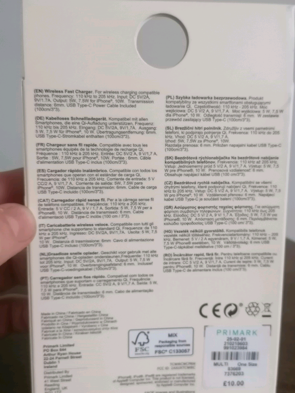 Wireless charger, brand new. Never used. 