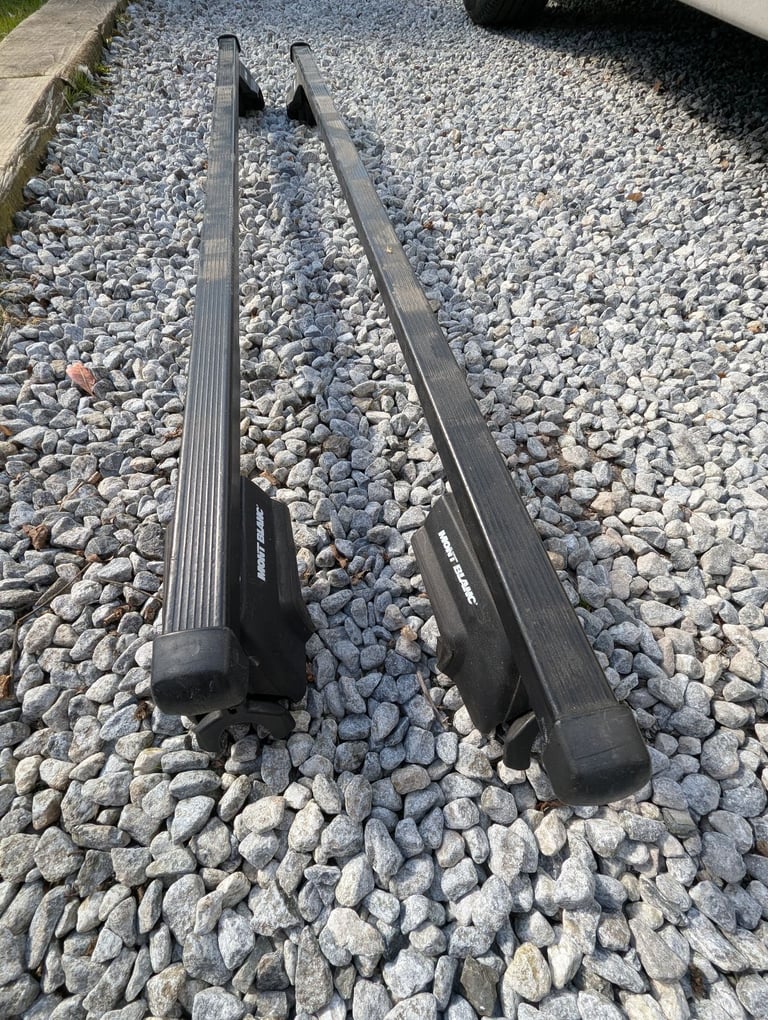 Roof bars, Mont Blanc RF22, for raised roof rails.