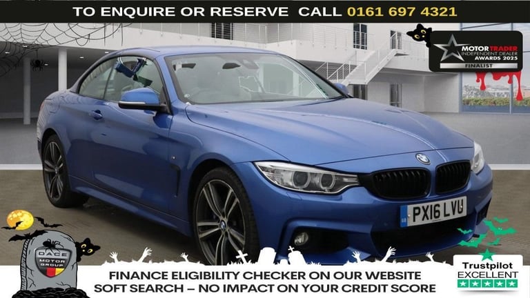 2016 BMW 4 Series 3.0 435d M Sport Convertible 2dr Diesel Auto xDrive Euro 6 (s/s) (313 ps) Conve...