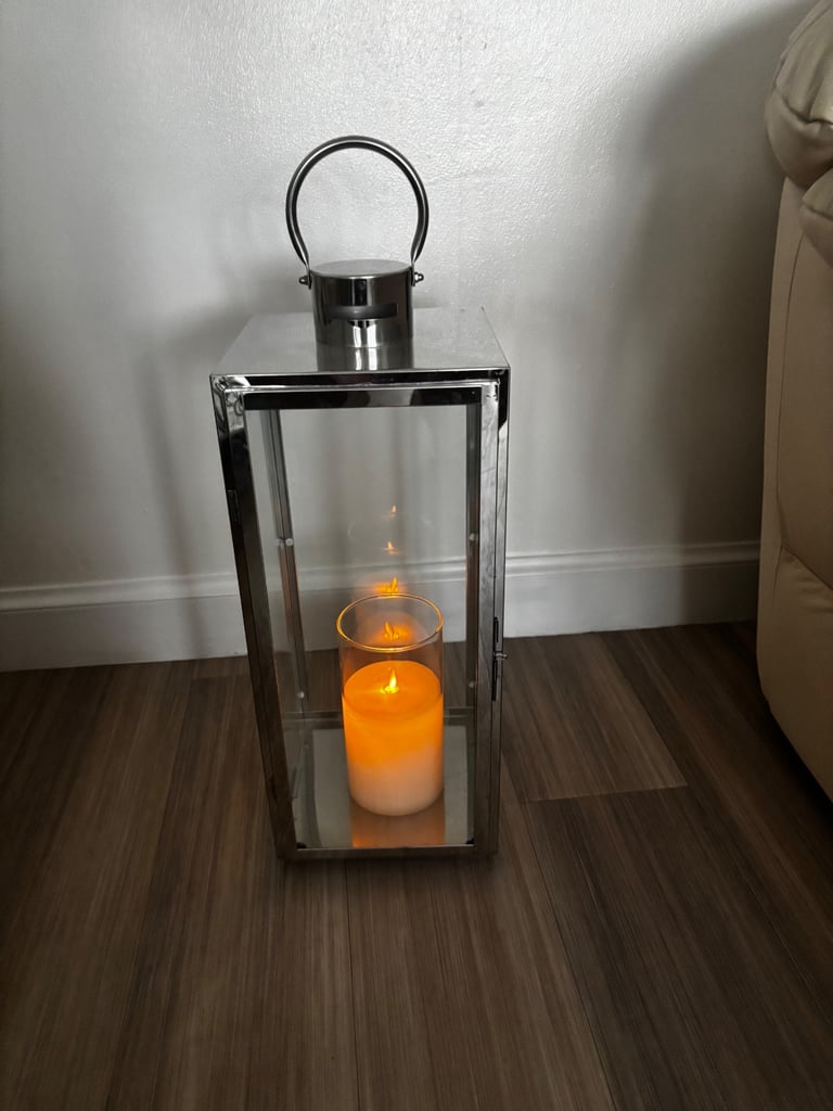 SOLD - Large candle lantern
