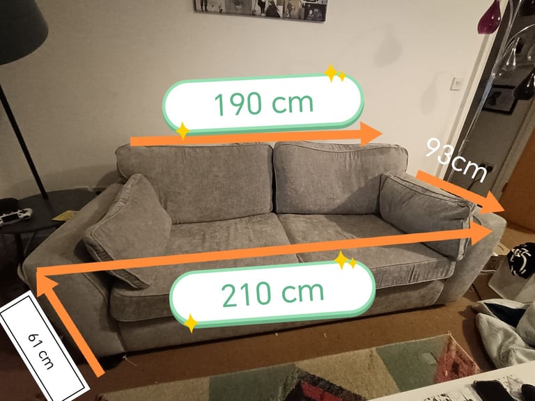 Large 2 seater sofa