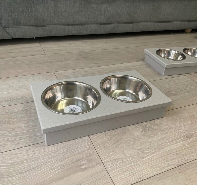 image for Marble pet bowls