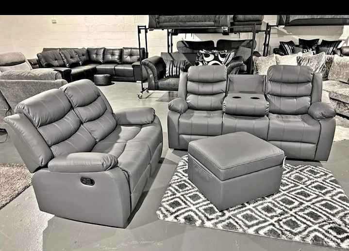 Brand new Roma Recliner 3 Seater & 2 Seater Sofa || Roma Recliner Corner Sofa for Sale 