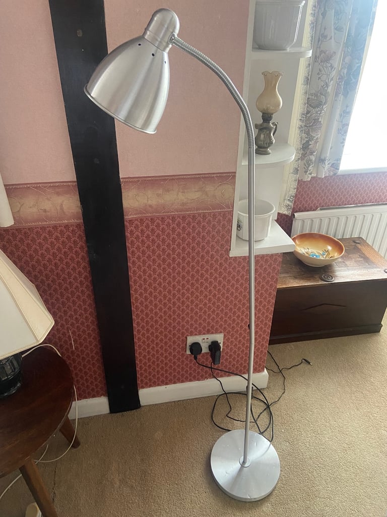 image for Ikea floor lamp Working Silver Adjustable 